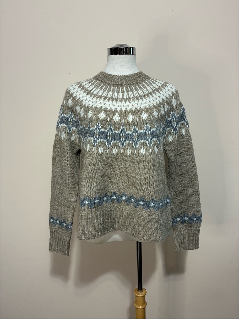Joie Women’s Fair Isle Crewneck Sweater